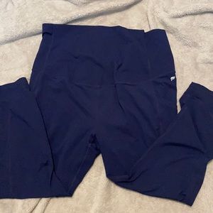 Fabletics navy maternity leggings